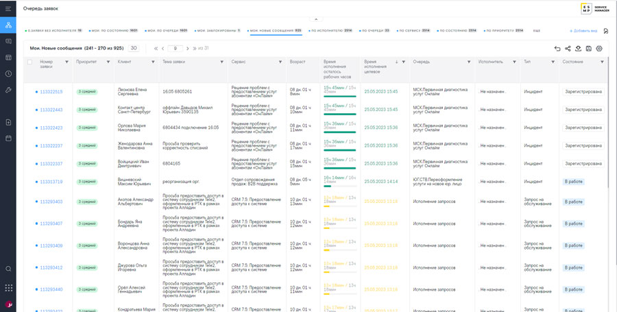 Интерфейс системы Диво Сервис (ESMP)